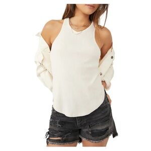 FREE PEOPLE Intimately Women’s Au Lait Sleeveless Out The Door Tank Top Size XS